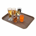 Thumbnail image #2 for Cambro Camtread Rectangular Non-Skid Serving Tray, 15 x 20-1/4 Inch, Tavern Tan