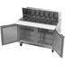 Thumbnail image #2 for Beverage-Air 48-Inch Mega Top Refrigerated Prep Table, Two-Door, 18-Pan
