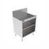 Thumbnail image #2 for Perlick Top Shelf 24-Inch Freestanding Underbar Storage Cabinet with Drainboard Top, Stainless Steel