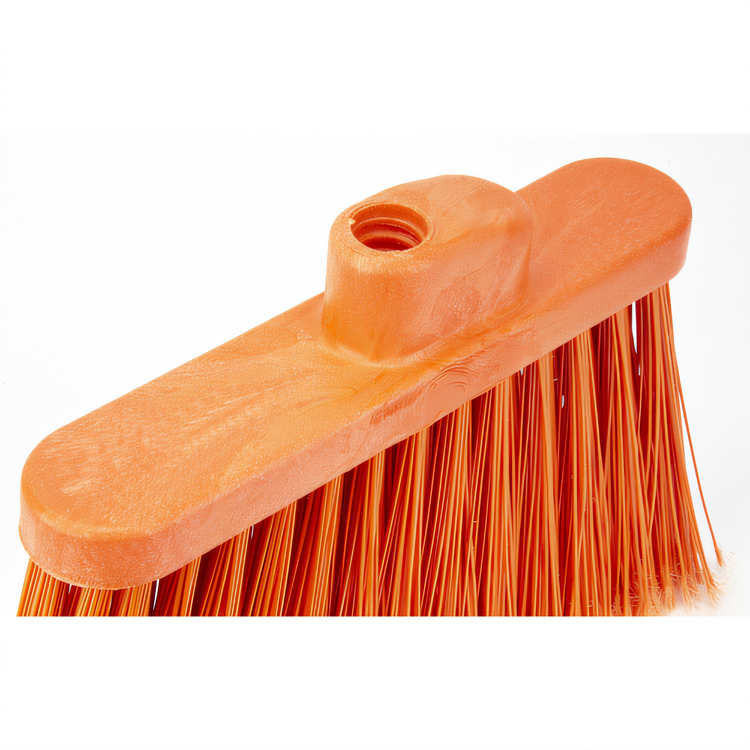 Product image #2 for Sparta Duo-Sweep Lobby Broom Head Only, Flagged Polyester Bristles, Orange