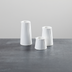 Thumbnail image #1 for American Metalcraft 2.5 oz. Fluted Ceramic Creamer with Crimped Rim
