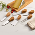 Thumbnail image #2 for American Metalcraft Stamped Soft Cheese Knife/Spreader with Olive Wood Handle
