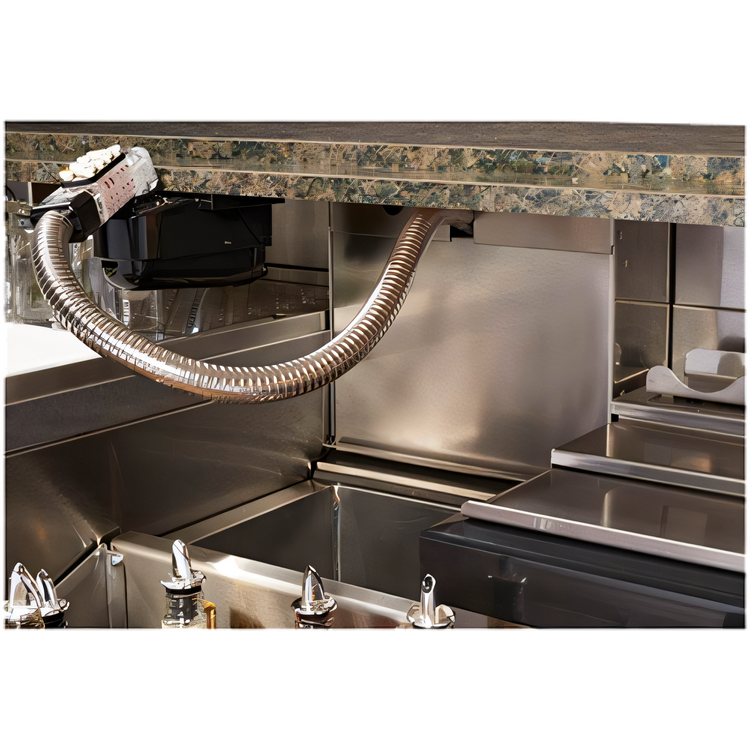 Product image #2 for Perlick Tobin Ellis Signature 68-Inch Pre-Configured Bartender Station with Soda Manifold and Utility Sink