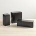 Thumbnail image #2 for American Metalcraft Black Stainless Steel Cube Buffet Riser, 8 x 4 x 4 Inches