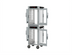 Thumbnail image #2 for Metro HotBlox Narrow 16-Pan Dual-Cavity Pass-Thru Mobile Insulated Holding Cabinet, Digital Touchscreen, Clear Front/Solid Rear Doors