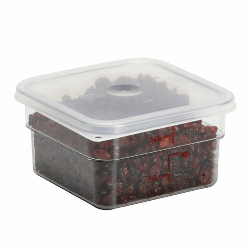 Product image #2 for Cambro 2SFSCW135 CamSquare® Commercial Food Storage Containers Case of 6
