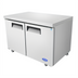 Thumbnail image #2 for Atosa Two-Section Undercounter Reach-In Freezer, 48.2 Inch Wide, Rear-Mounted Self-Contained, Solid Doors