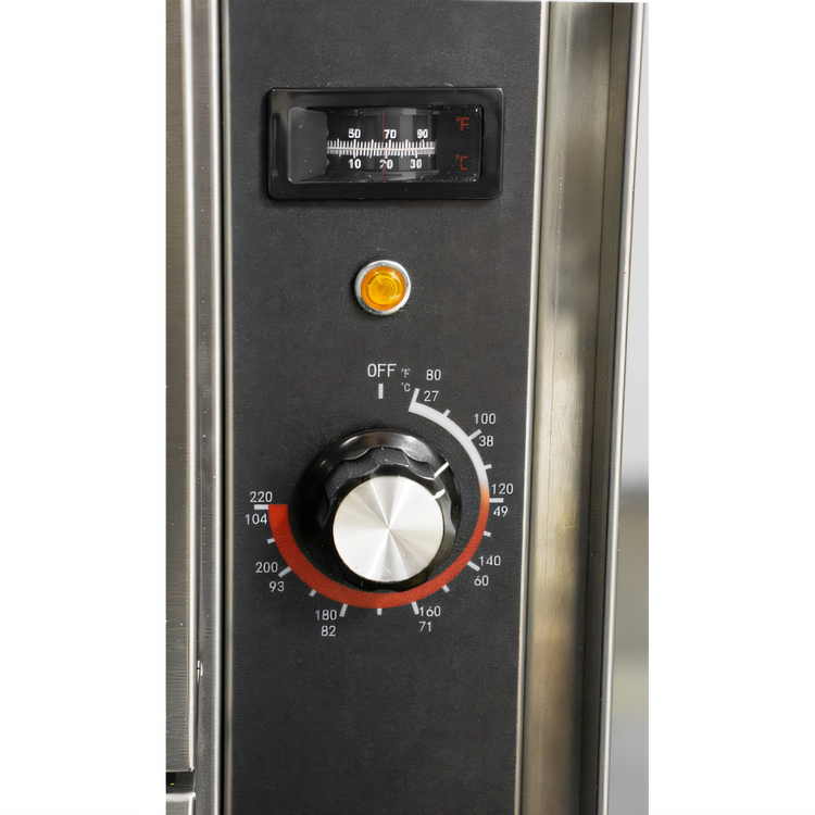 Product image #2 for Omcan USA Narrow Freestanding 2-Drawer Stainless Steel Warming Drawer