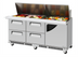 Thumbnail image #2 for Turbo Air Super Deluxe 72-5/8-Inch Front Breathing Sandwich/Salad Mega Top Prep Table with 1 Door and 4 Drawers