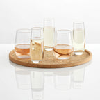 Thumbnail image #2 for American Metalcraft CKBT14 14-Inch Round Brown Cork Bar Tray with Liner Case of 24