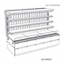 Thumbnail image #1 for Blend 71-3/4-Inch Refrigerated Self-Service Center Case