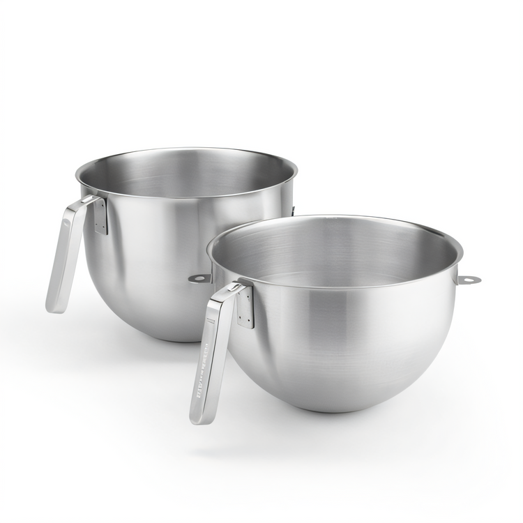 Product image #2 for KitchenAid Commercial 7-Quart Polished Stainless Steel Mixer Bowl with J-Hook Handle
