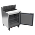 Thumbnail image #2 for Beverage-Air SPE27HC-B 27-Inch 1-Door Sandwich Prep Table Refrigerator with 8-Pan Top and 10-Inch Cutting Board