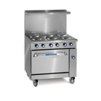 Thumbnail image #1 for Imperial (Middleby) Pro Series IR-G36T-E 36-Inch Electric Restaurant Range with Thermostatic Griddle, 3/4-Inch Plate & Standard Oven
