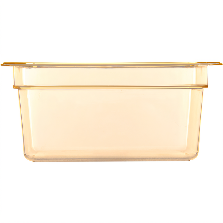 Product image #2 for StorPlus High Heat Half-Size Amber Plastic Food Pan, 6 Inch Deep, 8.7 Qt