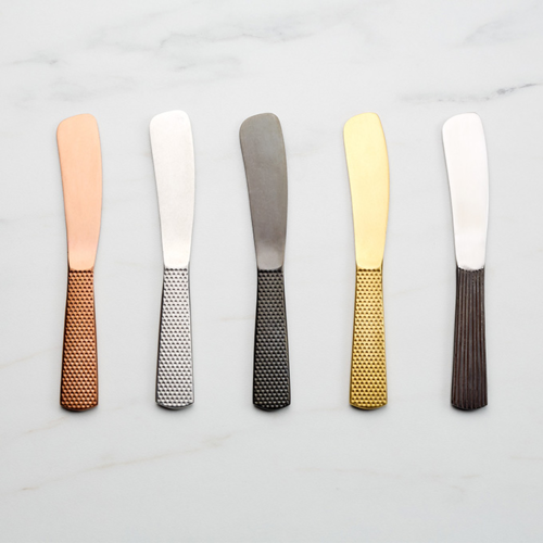 Product image #1 for Vintage 6-Inch Hammered Gold Stainless Steel Spreader