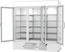 Thumbnail image #2 for Beverage Air MarketMax Three-Section Reach-In Glass Door Merchandiser Refrigerator, 70.19 Cu. Ft., White, Bottom Mount
