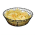 Thumbnail image #2 for Winco Round Black Wire Bread and Fruit Serving Basket, 10 Inch Diameter x 3 Inch High