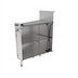 Thumbnail image #2 for Perlick Top Shelf Freestanding Underbar Storage Cabinet with Drainboard Top, 18 Inch Wide x 24 Inch Deep, Stainless Steel