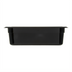 Thumbnail image #2 for StorPlus High Heat 1/3 Size Plastic Food Pan, 4 Inch Deep, 3.8 Qt, Black, Easy-Lift Notch