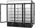 Thumbnail image #2 for Beverage-Air MarketMax 3-Section Reach-In Glass Door Refrigerated Merchandiser, 70.19 Cu. Ft., Black, Bottom-Mounted