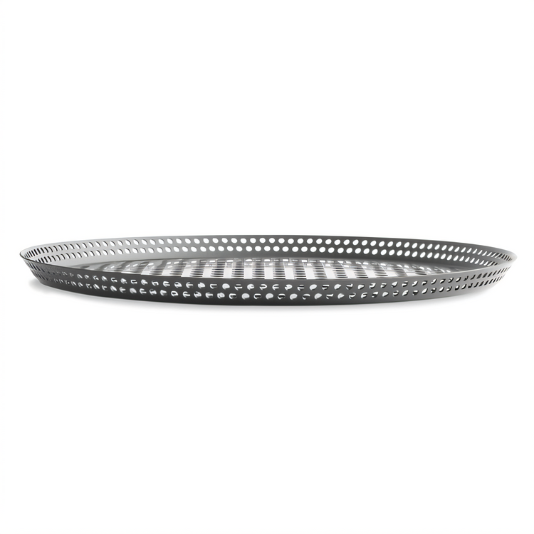 Product image #2 for Vollrath 14-Inch Round Fully Perforated Hard-Coat Aluminum Press-Cut Pizza Pan