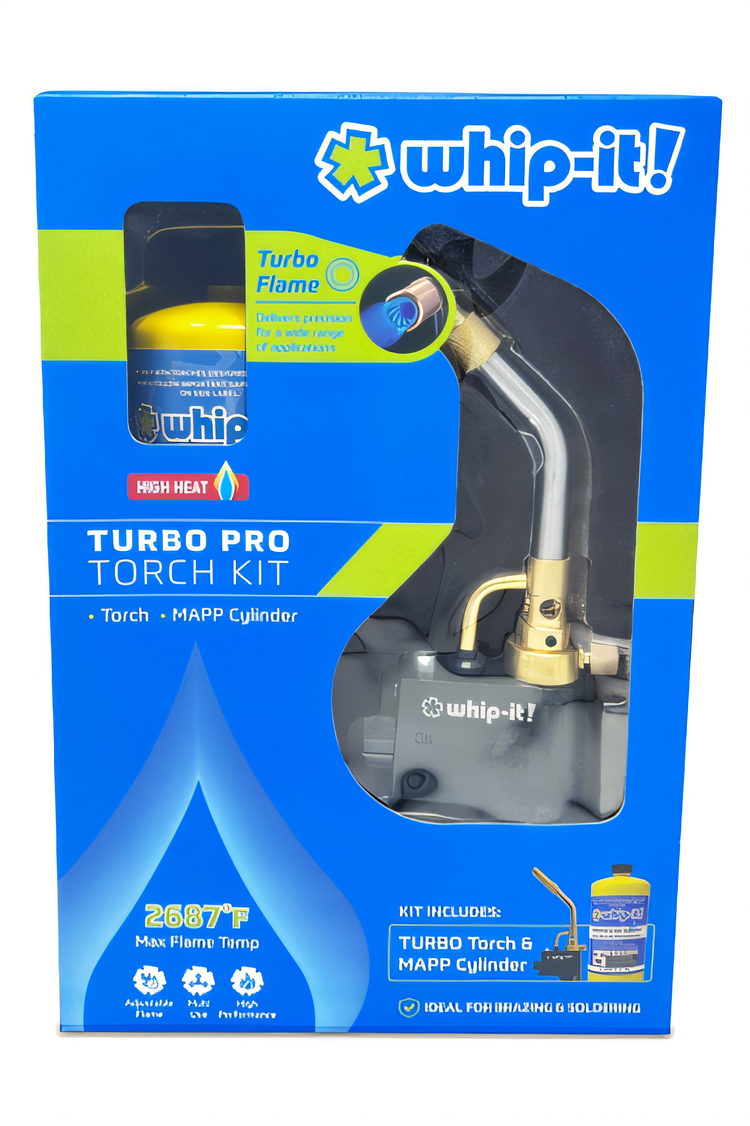 Product image #2 for United Brands TC-BLWT-LG05-MAPP Whip-It! Brand Kitchen Torch & Smoke Infuser Case of 6