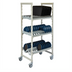 Thumbnail image #2 for Cambro Camshelving Dome Drying & Storage Cradle for 24-Inch Deep Shelves, 10-Slot, Soft Gray, Pack of 5
