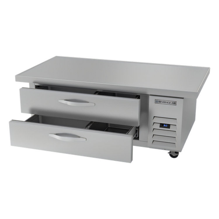 Product image #2 for Beverage-Air 60-Inch Two-Drawer Chef Base Refrigerator with Extended Top