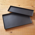 Thumbnail image #2 for American Metalcraft Rectangular Sicilian-Style Hard Coat Anodized Aluminum Pizza Pan, 24 x 16 x 1 Inch