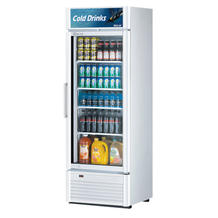 Product image #2 for Turbo Air Super Deluxe One-Section Glass Door Merchandiser Refrigerator, 16.01 Cu. Ft., Self-Contained Bottom Mount