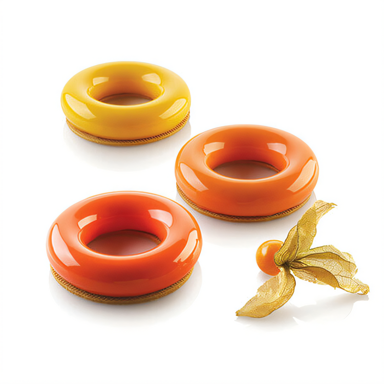 Product image #2 for Silikomart Curve Flex Series Promise 6-Cavity Silicone Baking and Blast Chilling Mold