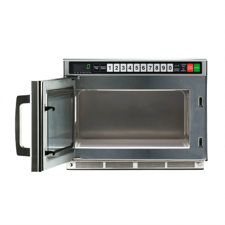 Product image #2 for Sharp TwinTouch R-CD1800M Heavy-Duty Commercial Microwave Oven, 1800 Watts, 0.75 Cu. Ft., Stainless Steel