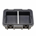 Thumbnail image #2 for Cambro DIV12148 Food Bar Divider Bar, 12-3/4"L, White Case of 3