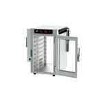 Thumbnail image #2 for Metro HotBlox™ HBCN8-DCPS-CT Pass-Thru Countertop Insulated Holding Cabinet, 8-Pan, Digital Touchscreen, Clear Front/Solid Rear Doors