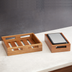 Thumbnail image #1 for American Metalcraft Rectangular Acacia Wooden Serving Crate