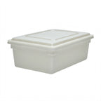 Thumbnail image #2 for Cambro 18269P148 13-Gallon Natural White Polyethylene Food Storage Container, 18 x 26 x 9 Inches Case of 6