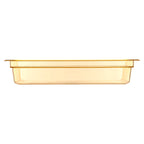 Thumbnail image #2 for CFS Brands StorPlus™ 10401B13 High-Heat Full-Size Polyethersulfone Food Pan, 4-Inch Deep, 12.7-Quart, Amber Case of 6
