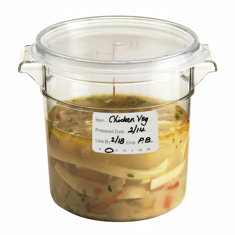 Product image #2 for Cambro StoreSafe Dissolvable Food Rotation Labels, 1-1/4 x 2 Inch, White, 250 Labels per Roll