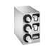 Thumbnail image #2 for Vollrath 3-High Vertical Stainless Steel Cup Dispenser Cabinet with Lid Holders and Straw Pocket