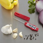 Thumbnail image #2 for Taylor Precision 9877FDARD Digital Thermometer, Compact, Waterproof, Red Case of 6