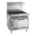 Thumbnail image #1 for Imperial Spec Series 36-Inch Heavy Duty Gas Range with 4 Open Burners and Convection Oven
