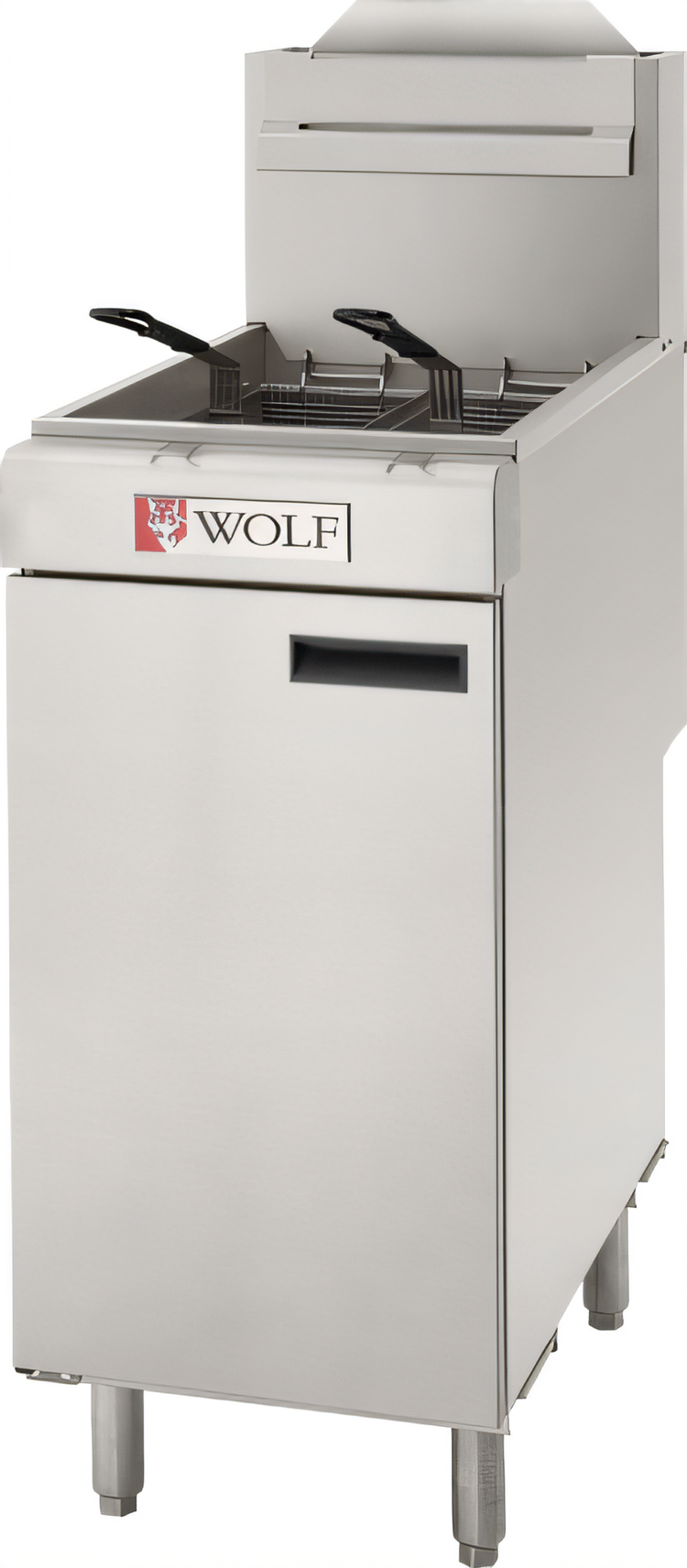 Product image #2 for Wolf Freestanding Gas Fryer with Twin Baskets, 15-1/2 Inch Wide, 45-50 lb Capacity