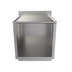 Thumbnail image #2 for BK Resources Call Series Underbar Cabinet with Flat Top, Raised Edge, Locking Hinged Door, 24 x 21 Inches