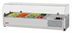 Thumbnail image #2 for Turbo Air E-Line Countertop Salad Prep Table with Clear Hood, 47-1/4 Inch, 8-Pan Capacity, R-290 Self-Contained Refrigeration