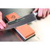 Thumbnail image #2 for Mercer Culinary Starter Combination Sharpening Stone, 400/1000 Grit, 2-1/2 x 7 Inch, with Silicone Base Holder