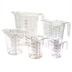 Thumbnail image #2 for Winco Deluxe Polycarbonate 5-Piece Measuring Cup Set with Quart and Liter Markings