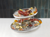 Thumbnail image #1 for American Metalcraft 14-Inch Hammered Double Wall Stainless Steel Oval Seafood Tray