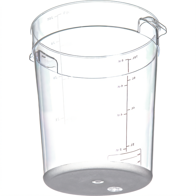 Product image #2 for StorPlus 8 Qt. Round Clear Polycarbonate Food Storage Container (Container Only)
