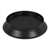 Thumbnail image #2 for WeaveWear Round Fast Food Platter, 10-3/8-Inch Top Diameter, Black Polypropylene